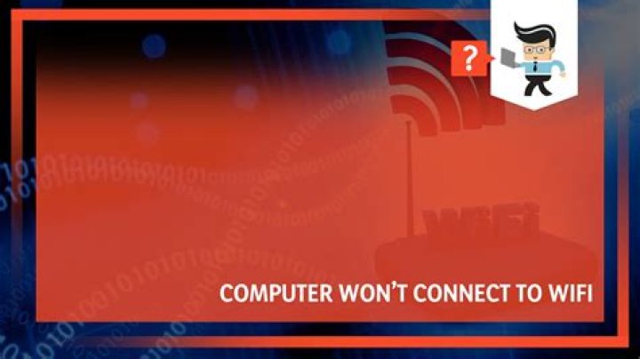 Computer wont connect to wifi